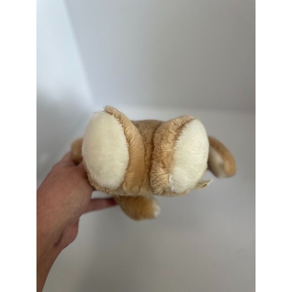 Vintage American Wego Plush Bunny Rabbit 1982 Whiskers Bow Tie - Picture 5 of 5